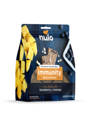 Nulo Functional Granola Bars Immunity (Daily Defense) Slow-Baked With Blueberry & Mango