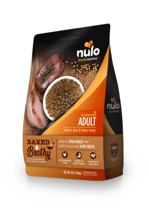 Nulo MedalSeries Baked & Brothy Chicken, Duck & Turkey Recipe For Adult Dogs