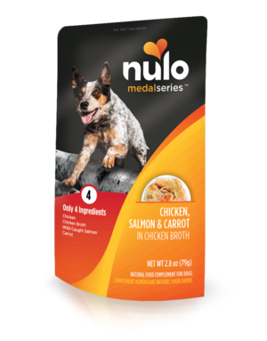 Nulo MedalSeries Chicken, Salmon & Carrot In Chicken Broth