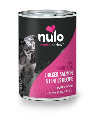 Nulo MedalSeries Chicken, Salmon & Lentils Recipe For Puppies (Canned)