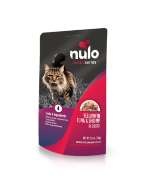 Nulo MedalSeries Yellowfin Tuna & Shrimp In Broth For Cats