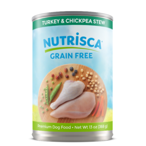 Nutrisca Grain Free Canned Dog Food Turkey & Chickpea Stew