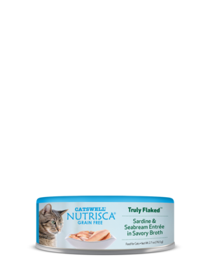 Nutrisca Grain Free Truly Flaked Sardine & Seabream Entree In Savory Broth