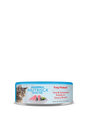 Nutrisca Grain Free Truly Flaked Tuna & Seaweed Entree In Savory Broth