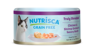 Nutrisca Grain Free Truly Shredded Chicken & Shrimp Entree In Savory Broth