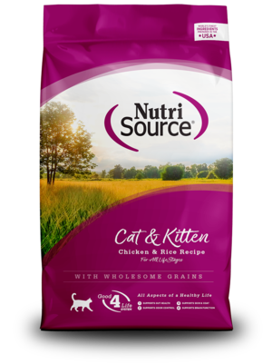 NutriSource Dry Cat Food Cat & Kitten - Chicken & Rice Recipe