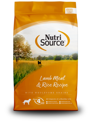 NutriSource Dry Dog Food Lamb Meal & Rice Recipe