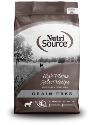NutriSource Grain Free Dog Food High Plains Select Recipe