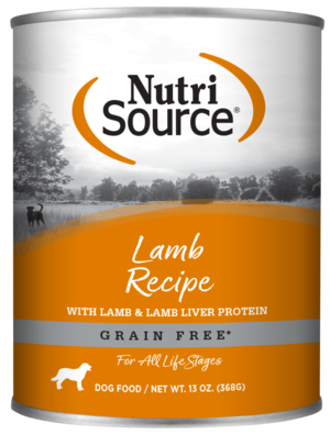 NutriSource Grain Free Dog Food Lamb Recipe
