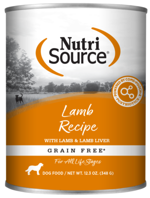 NutriSource Grain Free Dog Food Lamb Recipe