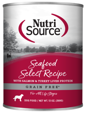 NutriSource Grain Free Dog Food Seafood Select Recipe