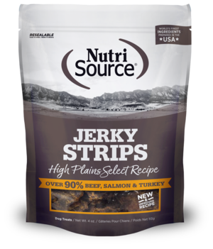 NutriSource Jerky Strips High Plains Select Recipe
