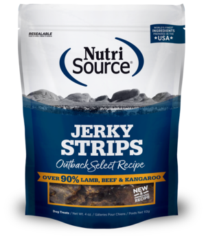 NutriSource Jerky Strips Outback Select Recipe