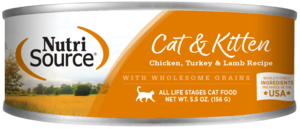 NutriSource Wet Cat Food Chicken, Turkey & Lamb Recipe With Wholesome Grains