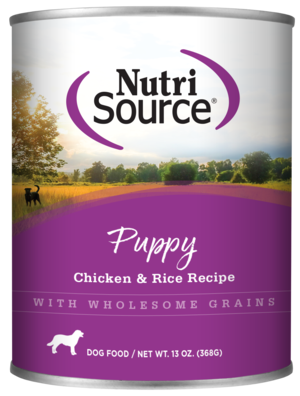 NutriSource Wet Dog Food Chicken & Rice Recipe For Puppies