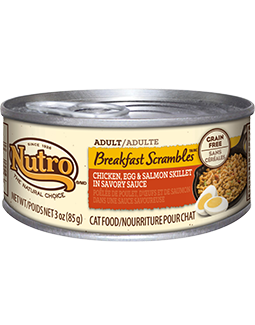 Nutro Adult Breakfast Scrambles Chicken, Egg & Salmon Skillet In Savory Sauce