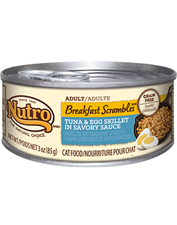 Nutro Adult Breakfast Scrambles Tuna & Egg Skillet In Savory Sauce