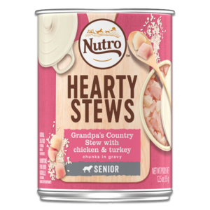 Nutro Hearty Stews Grandpa's Country Stew With Chicken & Turkey For Senior Dogs
