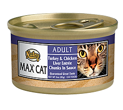 Nutro Max Turkey & Chicken Liver Entree Chunks In Sauce For Adult Cats