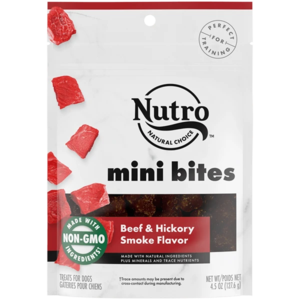 Nutro Mini Bites Beef & Hickory Smoke Flavor