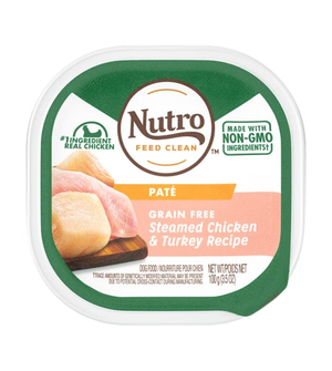 Nutro Pate Grain Free Steamed Chicken & Turkey Recipe