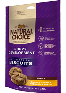 Nutro Natural Choice Puppy Development Biscuits Chicken & Whole Brown Rice Recipe For Puppies