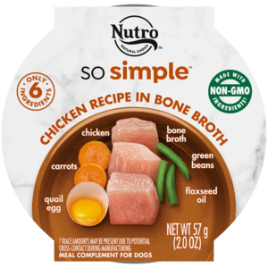 Nutro So Simple Chicken Recipe In Bone Broth