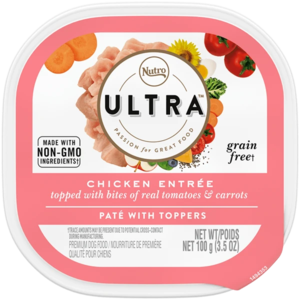 Nutro Ultra Chicken Entrée Paté With Toppers