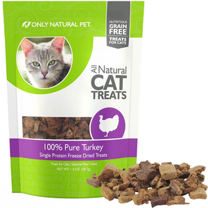 Only Natural Pet All Natural Cat Treats 100% Pure Turkey
