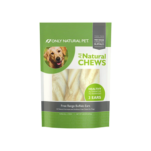 Only Natural Pet All Natural Chews Free Range Buffalo Ears