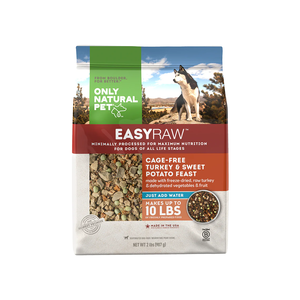 Only Natural Pet EasyRaw Cage-Free Turkey & Sweet Potato Feast For Dogs