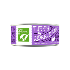 Only Natural Pet Grain-Free Paté Turkey & Liver Dinner