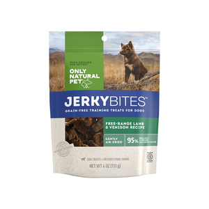 Only Natural Pet Jerky Bites Free-Range Lamb & Venison Recipe