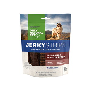 Only Natural Pet Jerky Strips Free-Range Venison Recipe