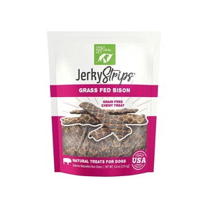 Only Natural Pet Jerky Strips Grass Fed Bison