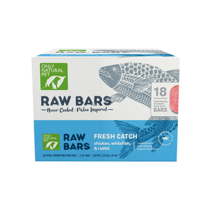 Only Natural Pet Raw Bars Fresh Catch - Chicken, Whitefish & Rabbit