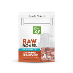Only Natural Pet Raw Bones Large Center Cut Beef Marrow Bone