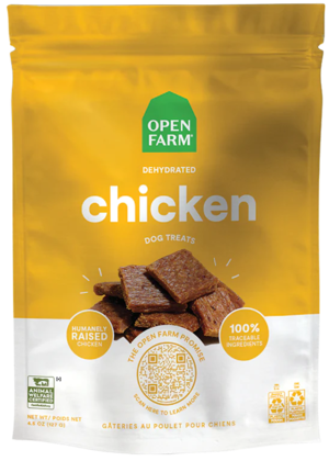 Open Farm Dehydrated Dog Treats Chicken Recipe