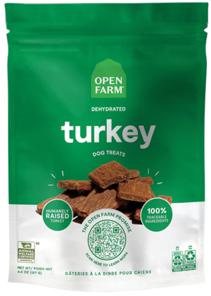 Open Farm Dehydrated Dog Treats Turkey Recipe
