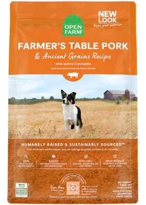 Open Farm Dry Dog Food Farmer's Table Pork & Ancient Grains Recipe