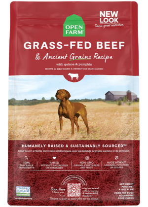 Open Farm Dry Dog Food Grass-Fed Beef & Ancient Grains Recipe