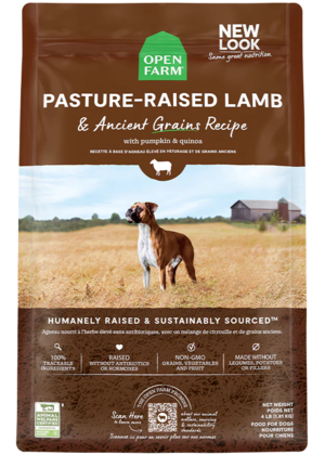 Open Farm Dry Dog Food Pasture-Raised Lamb & Ancient Grains Recipe