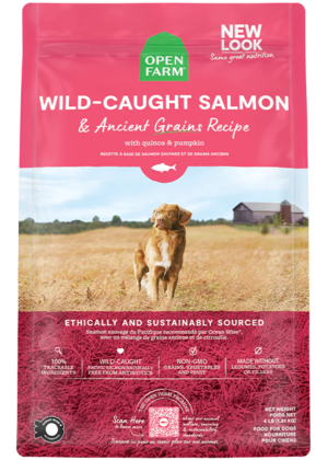 Open Farm Dry Dog Food Wild-Caught Salmon & Ancient Grains Recipe
