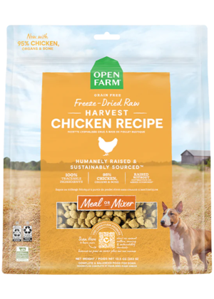 Open Farm Freeze Dried Raw Harvest Chicken Recipe