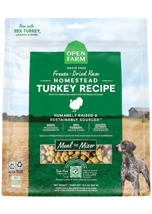 Open Farm Freeze Dried Raw Homestead Turkey Recipe