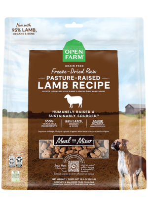 Open Farm Freeze Dried Raw Pasture-Raised Lamb Recipe
