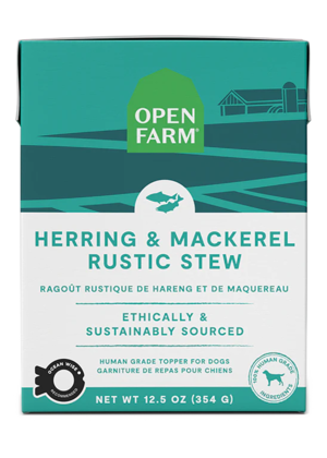 Open Farm Meal Mixers Herring & Mackerel Rustic Stew For Dogs