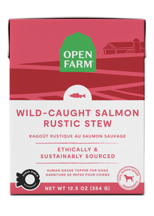 Open Farm Meal Mixers Wild-Caught Salmon Rustic Stew For Dogs