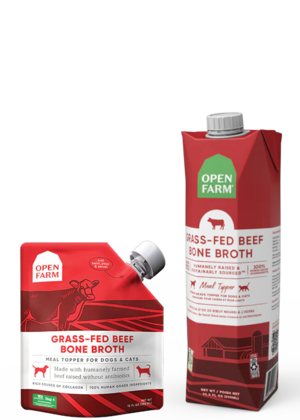 Open Farm Meal Toppers Grass-Fed Beef Bone Broth