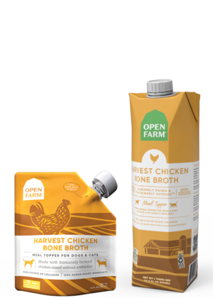 Open Farm Meal Toppers Harvest Chicken Bone Broth